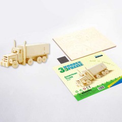 Truck Wooden Model